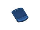Fellowes 9287301 PlushTouch Mouse Pad Wrist Rest with Microban - Blue