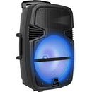 TECHNICAL PRO RECHARGEABLE 15" BLUETOOTH LED SPEAKER - BLACK - Like New