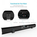 MEIDONG 2.1 CHANNEL 37" BLUETOOTH SOUNDBAR WITH REMOTE KY-2022 - BLACK - Like New