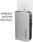 MyCharge Power Hub All-in-One 10050mAh Portable Charger HBLC10V - SILVER - Like New