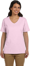 5780 Hanes Ladies' Essential-T V-Neck T-Shirt New