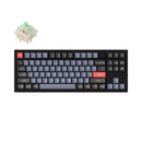 KEYCHRON Q3 QMK MECHANICAL KEY BLUE SWITCH GATERON BABY KANGAROO - CARBON BLACK - Like New