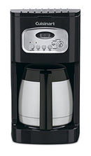 CUISINART DCC-1150BKFR 10 CUP THERMAL COFFEE MAKER - BLACK - Like New