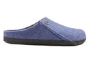 1014935 BIRKENSTOCK ZERMATT RIVET SHOES WOMEN NARROW FIT LIGHT BLUE SIZE 5 - Like New