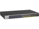 24 Port Full Gigabit PoE Switch with 2 Gigabit SFP Uplink Ports, Up to
