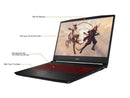 2021 MSI Katana GF66 11UE-617 (i7-11800H, 16GB RAM, 512GB NVMe SSD, RTX