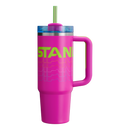 STANLEY TUMBLER 40 OZ QUENCHER H2.0 REVERB VIVID VIOLET TUMBLER - PINK - Like New