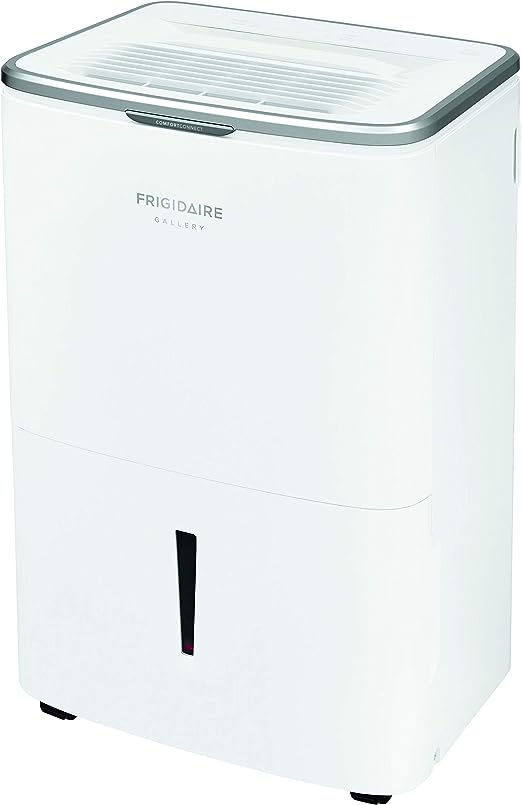 Frigidaire High Efficiency 50 Pint Dehumidifier Wi-Fi Control FGAC5044W1 - White Like New
