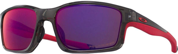 OAKLEY Man Sunglasses Polished - OO9247- Oored Irid Polarized / Grey Smoke Like New