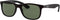 Ray-Ban Junior RJ9062S Child Square Sunglasses - Green lens/Matte Black Frame Like New