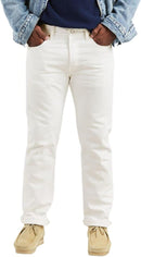 LEVI'S MEN'S 501 ORIGINAL FIT JEANS - SIZE: MEN 32X29 - WHITE - Like New