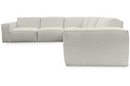 Ashley Wilclaire 5-Piece Sectional Couch 122.0W X 3.50H X 122.0D - Natural - Brand New