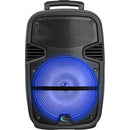 TECHNICAL PRO RECHARGEABLE 15" BLUETOOTH LED SPEAKER - BLACK - Like New