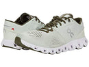 ON MEN'S CLOUD X SNEAKERS - SIZE 14 - ALOE/WHITE - Like New