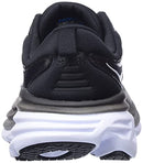 1127952 HOKA ONE WOMENS BONDI 8 - BLACK/WHITE - SIZE 8.5 - Like New