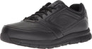 SKECHERS MEN'S NAMPA FOOD SERVICE SHOE - BLACK - SIZE 10 - Like New