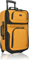 U.S. Traveler Rio Rugged Expandable Carry on Luggage Set US5600O - MUSTARD Like New