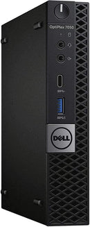 Dell Optiplex 7050 Micro Desktop PC i7-6700T 16GB 512GB SSD - BLACK - Like New