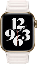 Apple Watch Band - Leather Link (40mm) MJKE3AM/A - M/L - Chalk - Like New