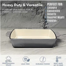 Lexihome 13" ENAMELED CAST IRON BAKING DISH 3QT LB5675 - GREY - Like New