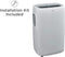TCL 12P32 12,000 BTU Portable Air Conditioner - White Like New