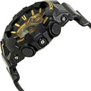 CASIO Men's Multi-Dial Quartz Watch with Resin Strap GA-710GB-1AER - BLACK/GOLD - Like New