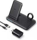 Anker Foldable 3-in-1 Wireless Charging Adapter 335 Wireless Charger - BLACK - Like New