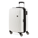 SWISSGEAR - ENERGIE 23" CARRY ON SPINNER SUITCASE WITH USB - WHITE - Brand New