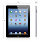 APPLE IPAD 3 9.7" 64GB WIFI + 4G LTE MC756LL/A - BLACK - Like New