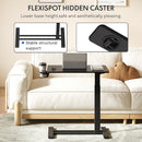 FLEXISPOT Medical Adjustable Overbed Bedside Table with Wheels - Scratch & Dent
