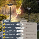 BRIGHTEVER BRIGHT SOLAR OUTDOOR PATHWAY LIGHTS, WARM WHITE, HSG-1819 6PK - BLACK - Like New