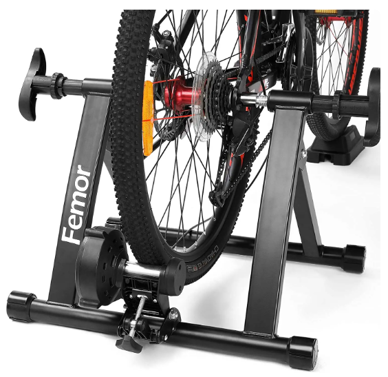 femor fahrradtasche Femor Bike Trainer Stand 8 Level Resistance Exercise Bicycle 7073-13