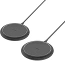 UBIO LABS 10W WIRELESS CHARGING PAD 2-PACK 1470700 - BLACK - Like New