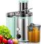 Qcen Juicer Machine, 500W Centrifugal Juicer Extractor with Wide Mouth 3” - AQUA Like New