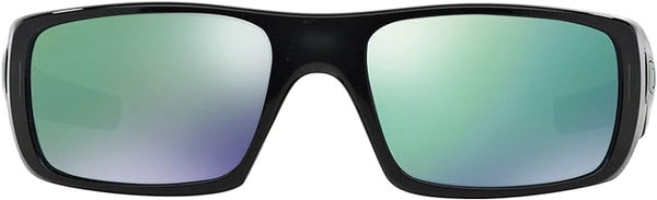 OAKLEY Men's Oo9239 Crankshaft Rectangular Sunglasses - Jade Iridium / Black Ink Like New