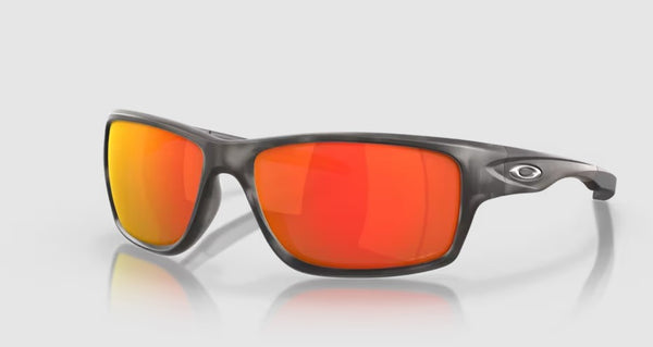 OAKLEY Canteen Sunglasses OO9225 Plastic -RUBY IRIDIUM POLARIZED /BLACK TORTOISE Like New