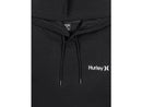 HURLEY MEN'S ONE AND ONLY PULLOVER HOODIE - SIZE: MEN L - BLACK - Brand New