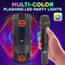 Pyle Portable Bluetooth PA Speaker 300W Dual 6.5” PPHP2694B - BLACK/ORANGE Like New