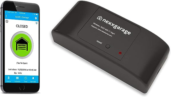 Nexx Garage NXG-100B Smart Garage Opener with App Wifi Remotely Control - BLACK Like New