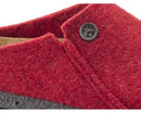 1014936 BIRKENSTOCK ZERMATT RIVET SHOES NARROW FIT BASIC RED SIZE 5 - Like New