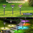 BRIGHTEVER BRIGHT SOLAR OUTDOOR PATHWAY LIGHTS, WARM WHITE, HSG-1819 6PK - BLACK - Like New