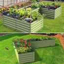 Olle 17" Tall 4 in 1 U Shape Rectangle Shapes L Shape Galvanized Raised Beds - Like New