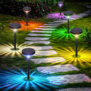 BRIGHTEVER BRIGHT SOLAR OUTDOOR PATHWAY LIGHTS, WARM WHITE, HSG-1819 6PK - BLACK - Like New