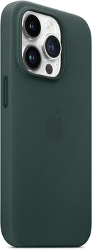 Apple iPhone 14 Pro Leather Case with MagSafe A2098 - Forest Green - Like New