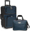 Travel Select Amsterdam Expandable Rolling Upright Luggage 2-Piece Set - NAVY Like New