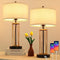 BesLowe Touch Control Bedside Table Lamps Set of 2 T0351-BK-WH-27 - Gold Like New