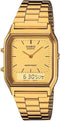 Casio AQ-230GA-9DMQYES Gold Analog & Digital Index Watch - QUARTS FACE/GOLD BAND Like New