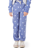 9881GB Hanes Alternative Kids' Dodgeball Pant Pacific Blue Stars L - Like New