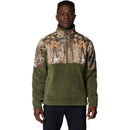 COLUMBIA PHG FLEECE OVERPLAY II 1/4 ZIP - SIZE: MEN L - GREEN REALTREE (CAMO) - Brand New