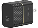 OtterBox Fast Charge, USB-C to USB-C cable and Wall Charger, 30W, Black